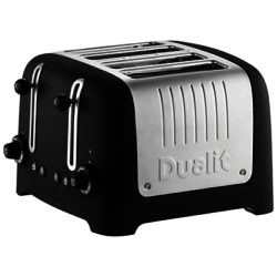 Dualit Lite 4-Slice Toaster with Warming Rack Basalt